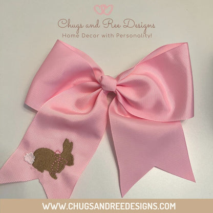 Custom Embroidered Hair Bows | St. Patrick's Day Bows | Shamrock Bows | Bows with embroidered Dogs and Shamrocks