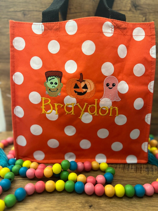 Trick or Treat Bag | Halloween Tote | Hocus Pocus | Halloween Bag | Trick or Treat Bag | Halloween Basket