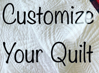 Custom Embroidered Quilt |Personalized Quilt  | Monogrammed quilt-  Contact me before placing the order