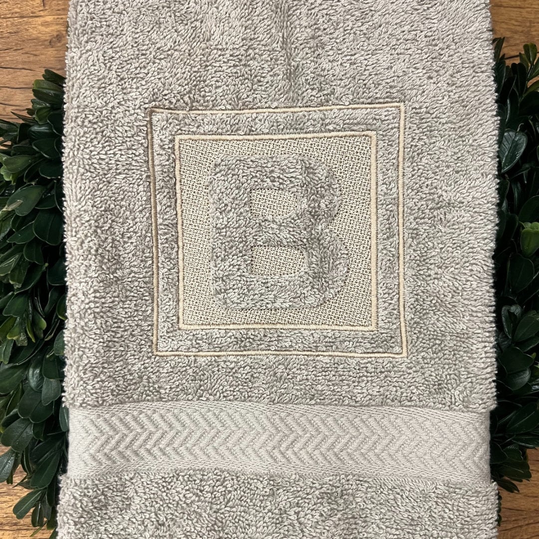 Custom Hand Towel Embroidery Hand Towel |Embossed Embroidery | Personalized towel | wedding gift | personalized wedding gift